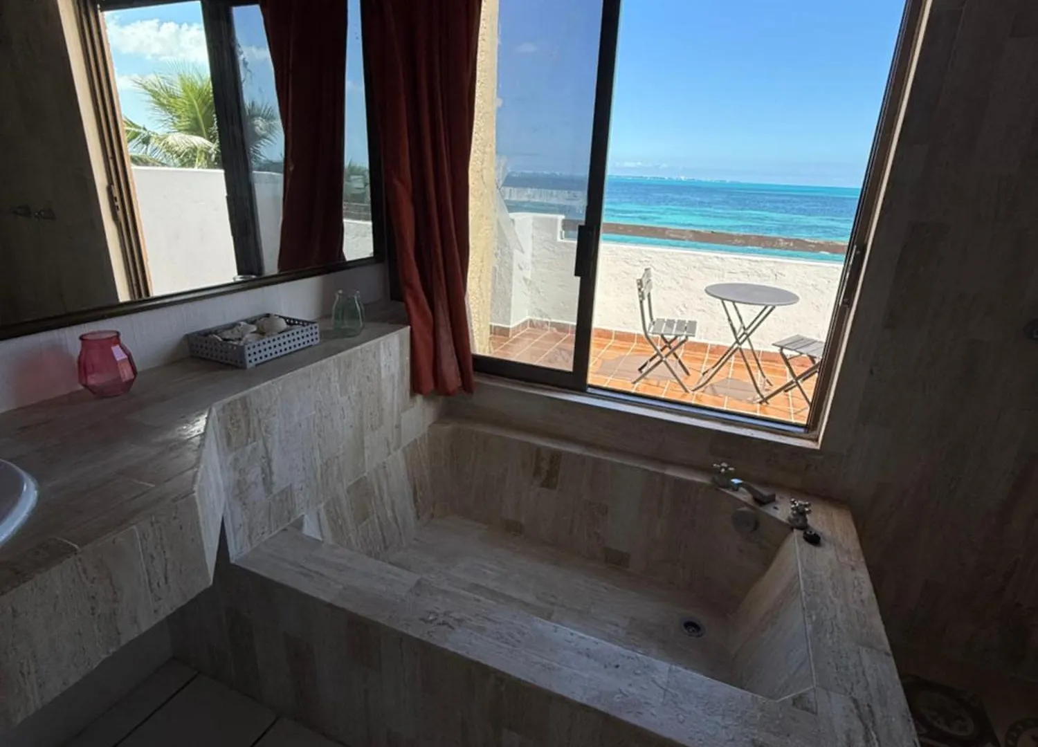דירה קנקון Hermoso Loft Frente Al Mar Vista Increible